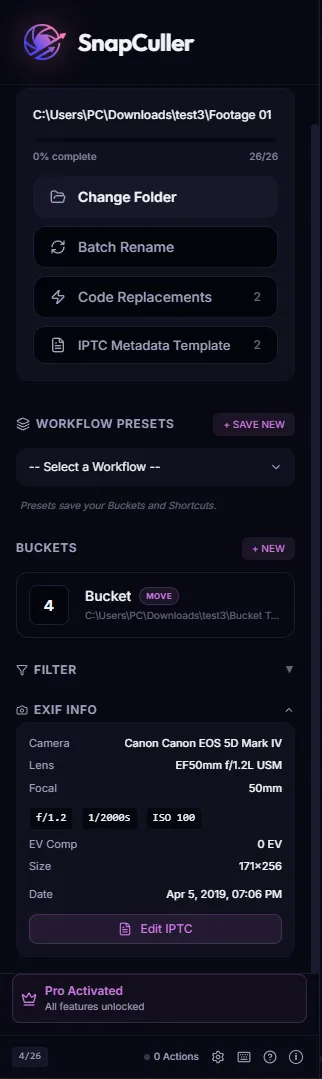 Sidebar: your command center